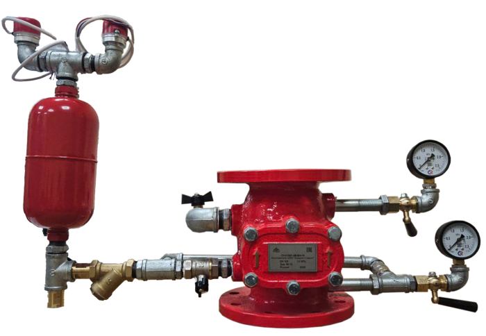 Спринклерный узел управления водозаполненный УУ-С150/1.6В-ВФ.У4-"Аква-Гефест"